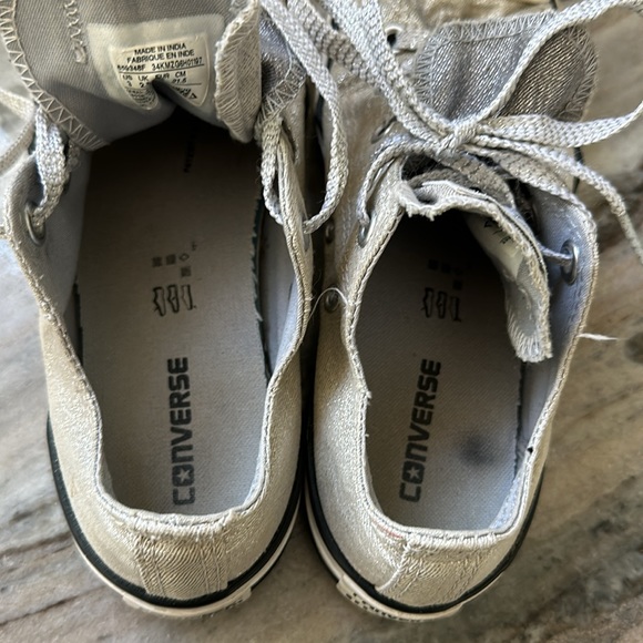 Metallic Silver Converse - Picture 9 of 9